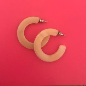 Machete hoop earrings